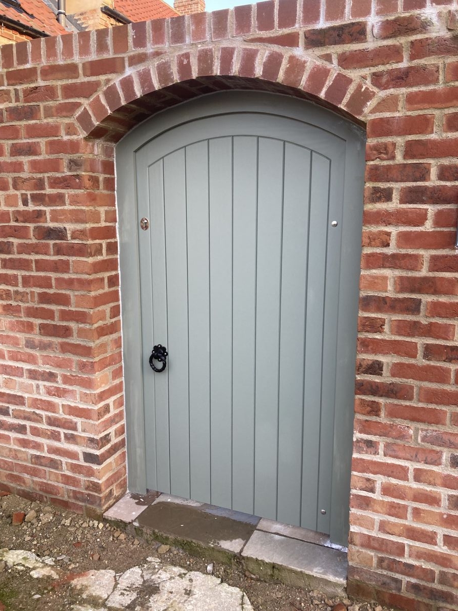 Bespoke Painted Entrance Garden Door