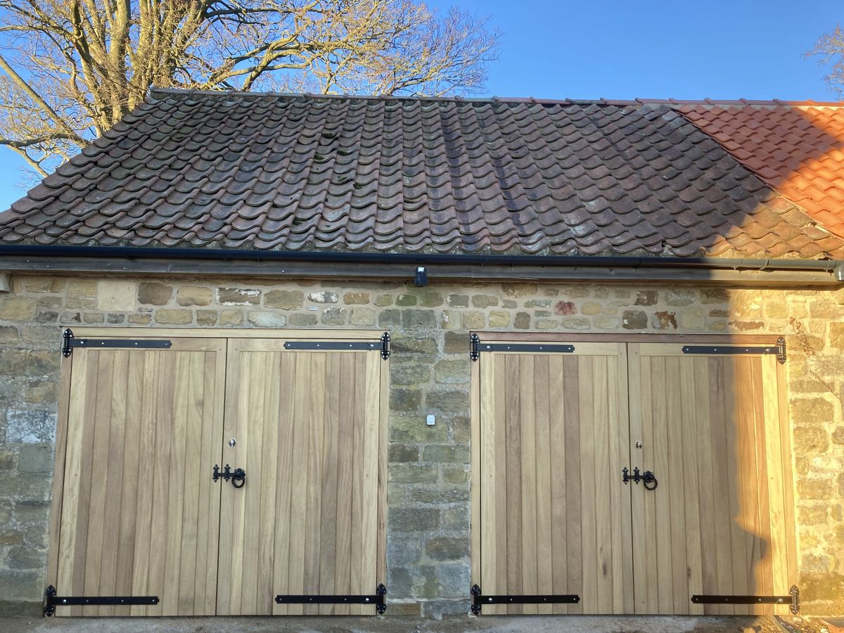 Handmade Timber Double Garage Doors